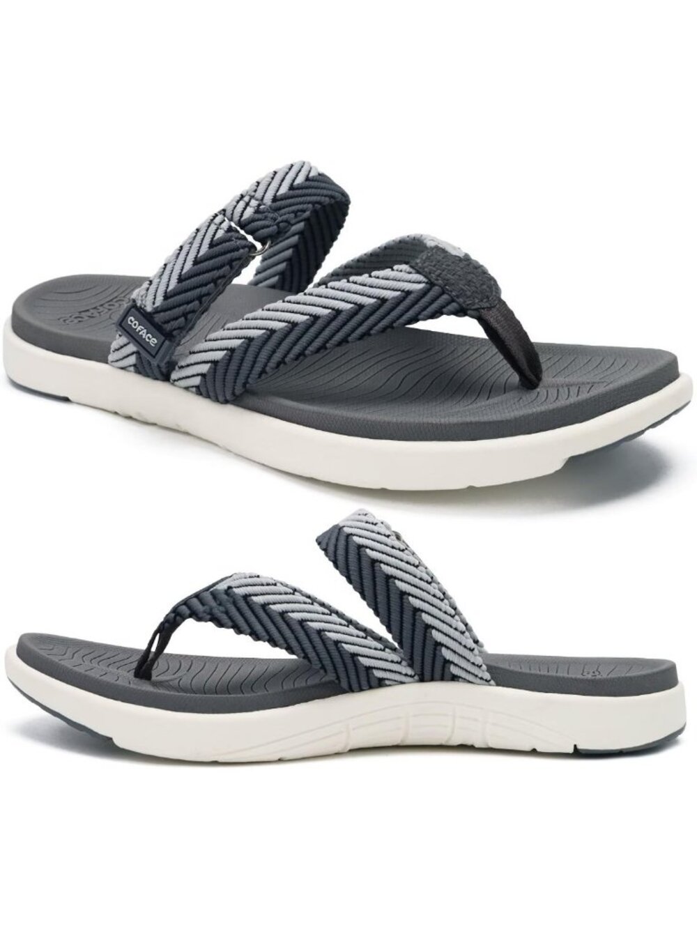 Trendy Orthotic Flip Flops for Women - Lightweight, Thick Cushion, Arch Support